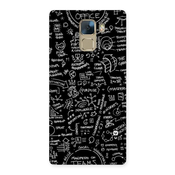 Anatomy Pattern Back Case for Huawei Honor 7