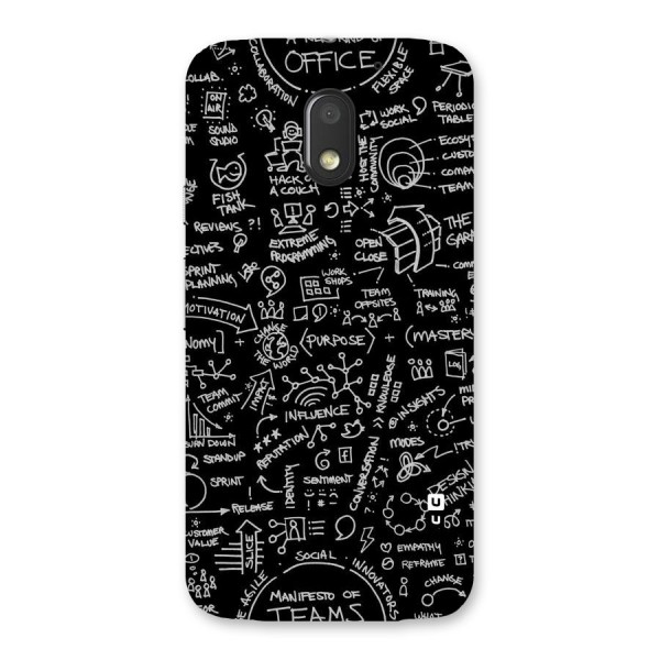 Anatomy Pattern Back Case for Moto E3 Power