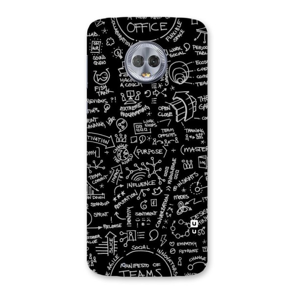 Anatomy Pattern Back Case for Moto G6