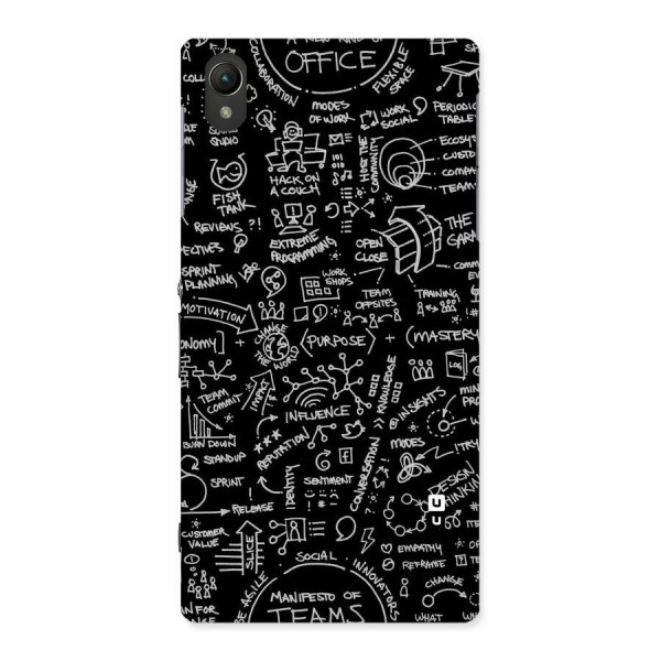 Anatomy Pattern Back Case for Sony Xperia Z1