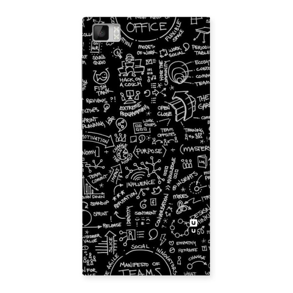 Anatomy Pattern Back Case for Xiaomi Mi3