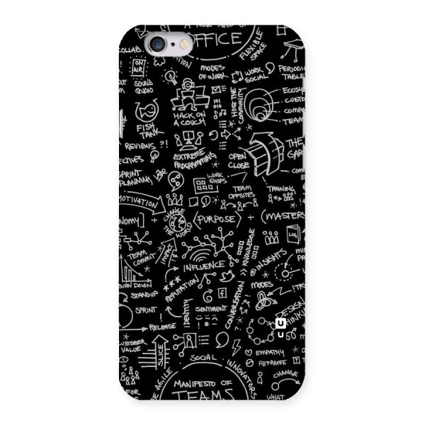 Anatomy Pattern Back Case for iPhone 6 6S