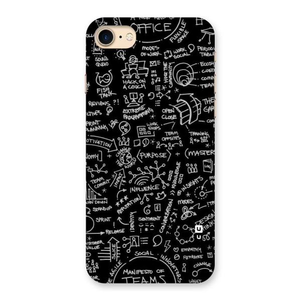 Anatomy Pattern Back Case for iPhone 7