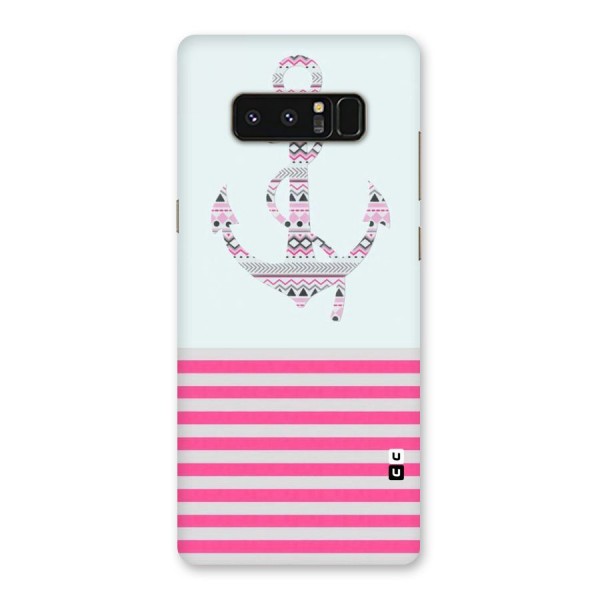 Anchor Design Stripes Back Case for Galaxy Note 8