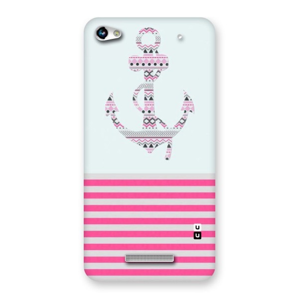 Anchor Design Stripes Back Case for Micromax Hue 2