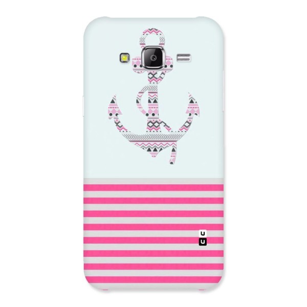 Anchor Design Stripes Back Case for Samsung Galaxy J5