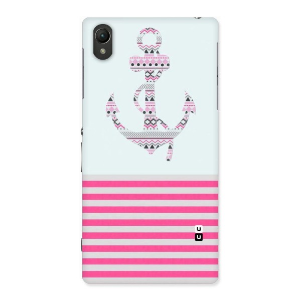 Anchor Design Stripes Back Case for Sony Xperia Z1