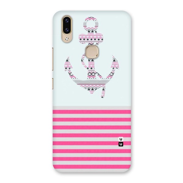 Anchor Design Stripes Back Case for Vivo V9