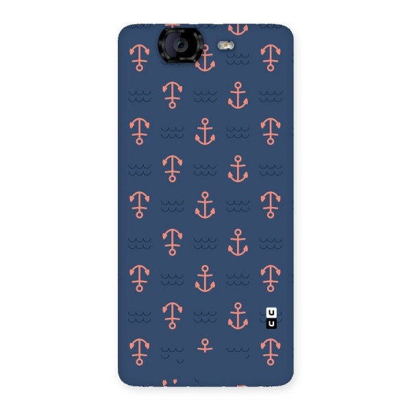 Anchor Sea Blue Back Case for Canvas Knight A350