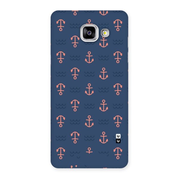 Anchor Sea Blue Back Case for Galaxy A5 2016