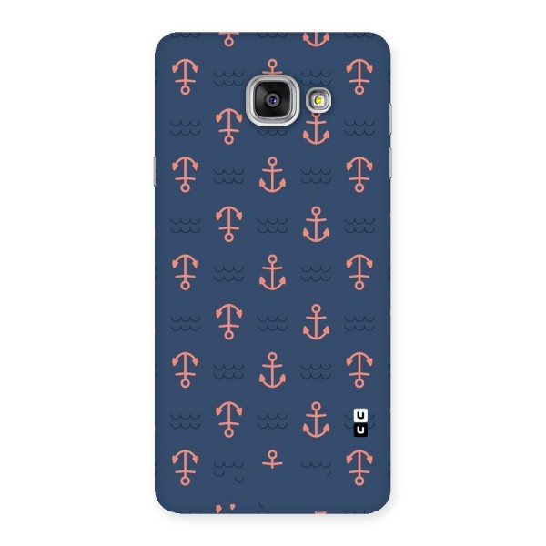 Anchor Sea Blue Back Case for Galaxy A7 2016