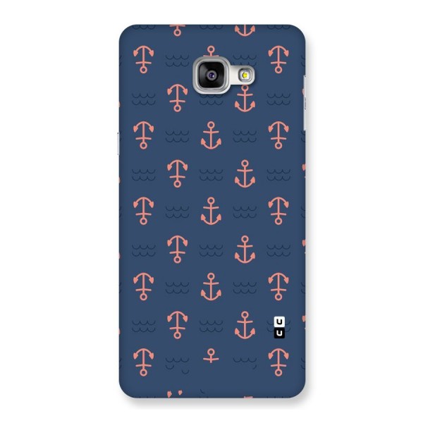 Anchor Sea Blue Back Case for Galaxy A9