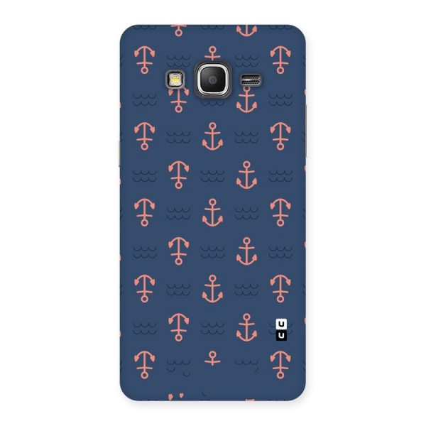 Anchor Sea Blue Back Case for Galaxy Grand Prime