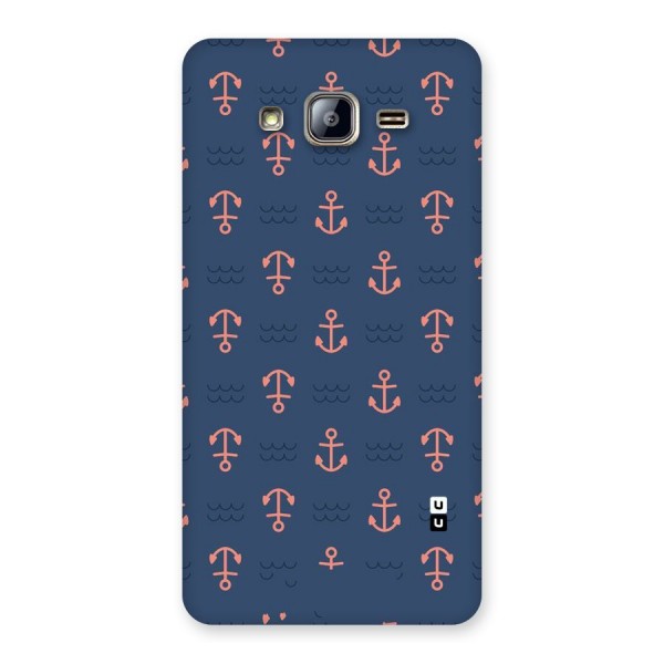 Anchor Sea Blue Back Case for Galaxy On5