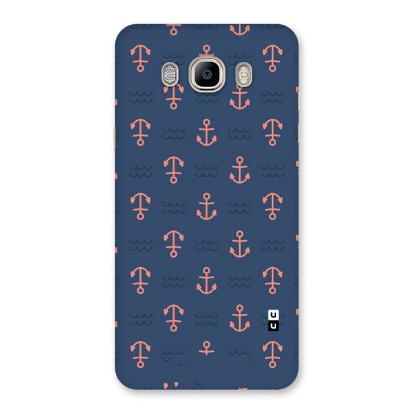 Anchor Sea Blue Back Case for Galaxy On8