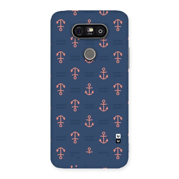 Anchor Sea Blue Back Case for LG G5