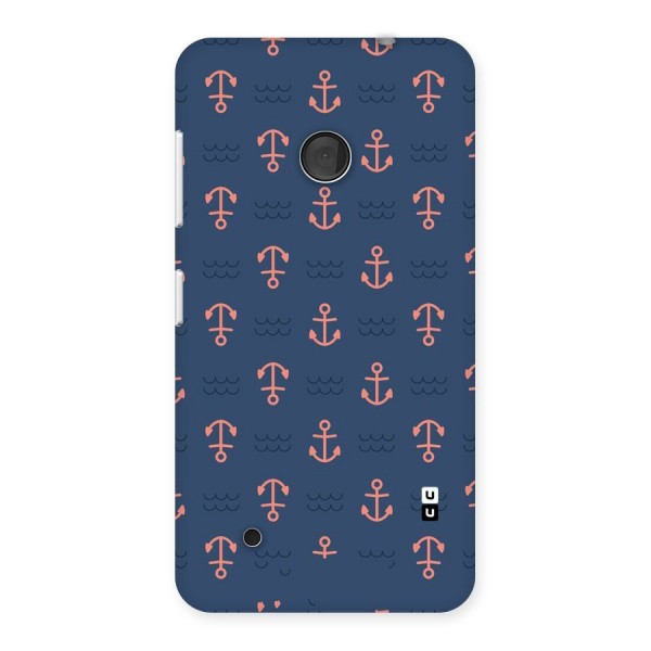 Anchor Sea Blue Back Case for Lumia 530