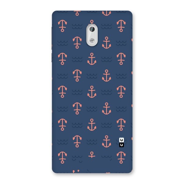 Anchor Sea Blue Back Case for Nokia 3