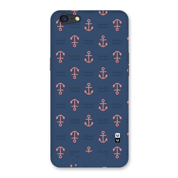 Anchor Sea Blue Back Case for Oppo A71