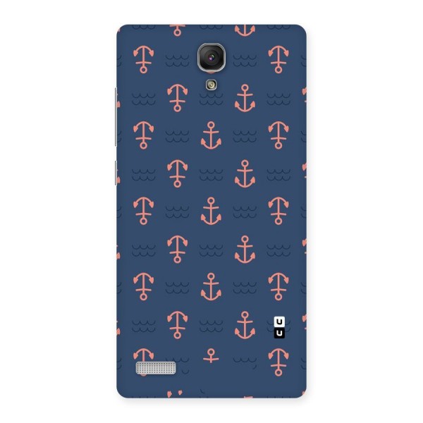 Anchor Sea Blue Back Case for Redmi Note