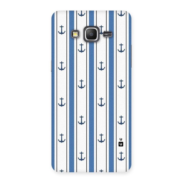 Anchor Stripe Lines Back Case for Galaxy Grand Prime