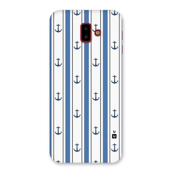 Anchor Stripe Lines Back Case for Galaxy J6 Plus