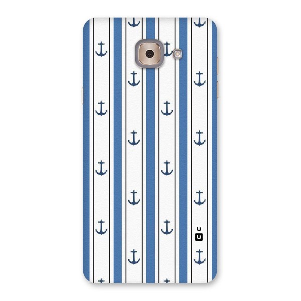 Anchor Stripe Lines Back Case for Galaxy J7 Max