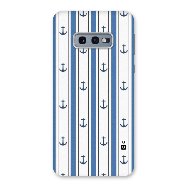 Anchor Stripe Lines Back Case for Galaxy S10e