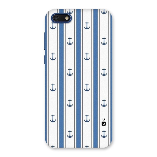 Anchor Stripe Lines Back Case for Honor 7s