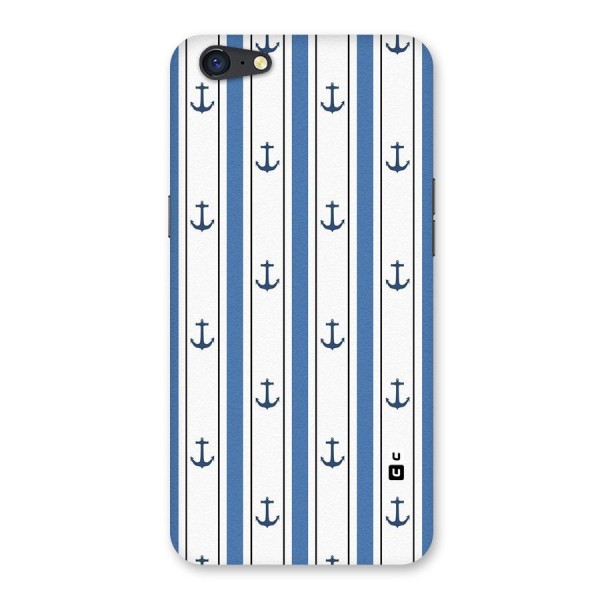 Anchor Stripe Lines Back Case for Oppo A71