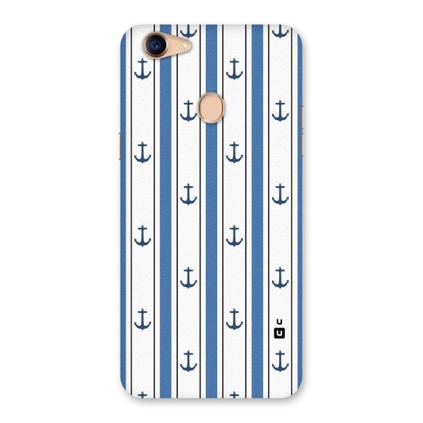 Anchor Stripe Lines Back Case for Oppo F5