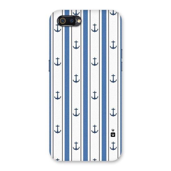 Anchor Stripe Lines Back Case for Realme C2