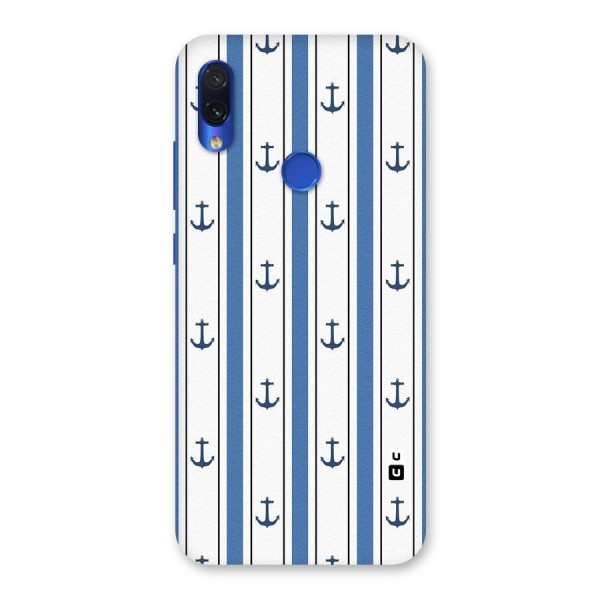 Anchor Stripe Lines Back Case for Redmi Note 7