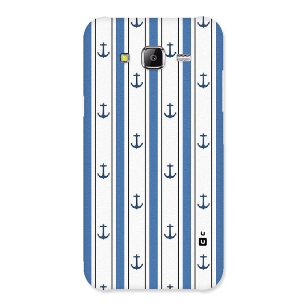 Anchor Stripe Lines Back Case for Samsung Galaxy J5