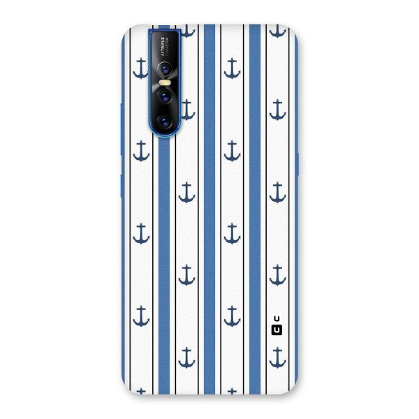 Anchor Stripe Lines Back Case for Vivo V15 Pro