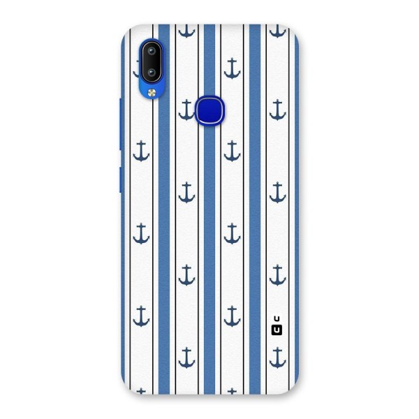 Anchor Stripe Lines Back Case for Vivo Y91