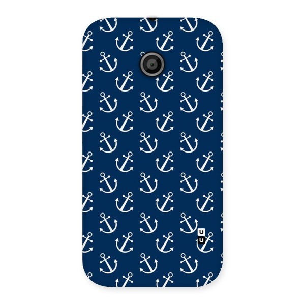 Anchor Zig Pattern Back Case for Moto E