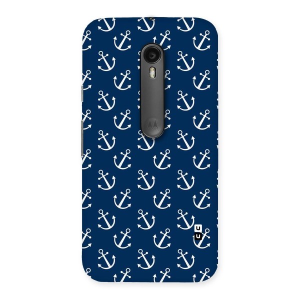 Anchor Zig Pattern Back Case for Moto G3