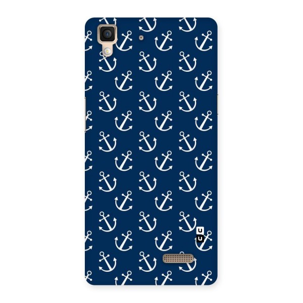 Anchor Zig Pattern Back Case for Oppo R7