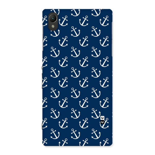 Anchor Zig Pattern Back Case for Sony Xperia Z1