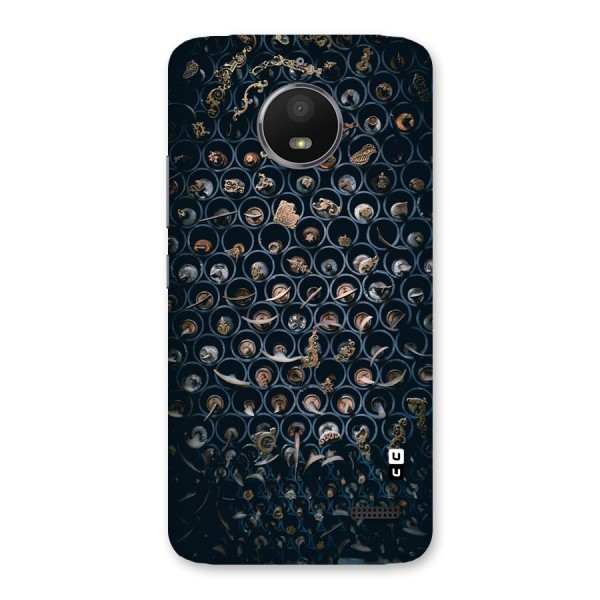 Ancient Wall Circles Back Case for Moto E4