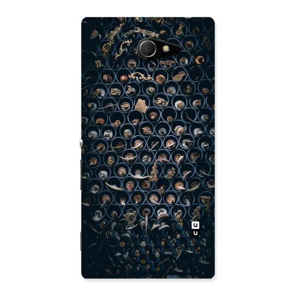 Ancient Wall Circles Back Case for Sony Xperia M2