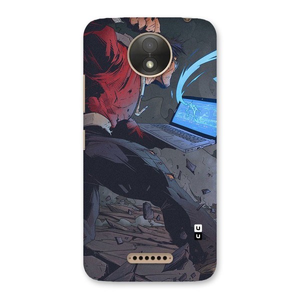 Angry Programmer Back Case for Moto C Plus