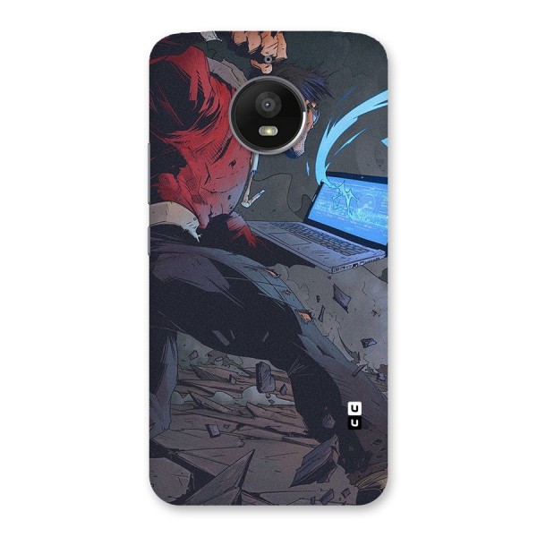 Angry Programmer Back Case for Moto E4 Plus