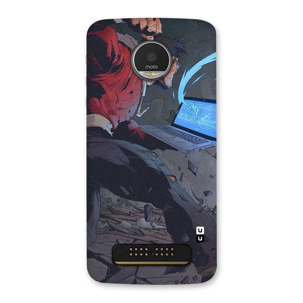 Angry Programmer Back Case for Moto Z Play