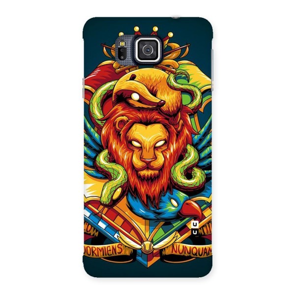 Animal Art Back Case for Galaxy Alpha