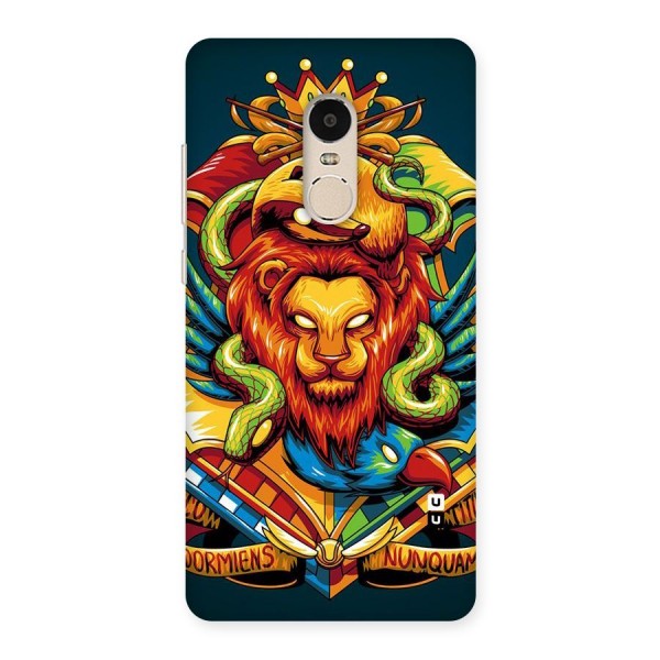 Animal Art Back Case for Xiaomi Redmi Note 4