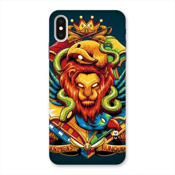 Animal Art Back Case for iPhone XS Max