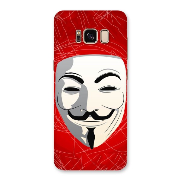 Anonymous Mask Abstract Back Case for Galaxy S8