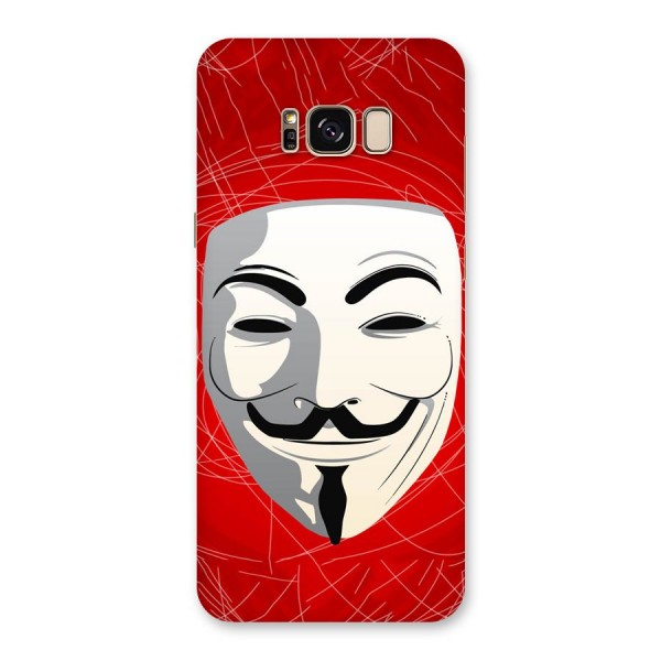 Anonymous Mask Abstract Back Case for Galaxy S8 Plus